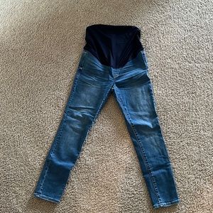 Madewell maternity skinny crop